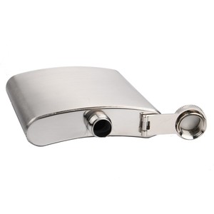 Petaca <span class=keywords><strong>de</strong></span> Bolsillo <span class=keywords><strong>de</strong></span> Acero Inoxidable <span class=keywords><strong>de</strong></span> 6 oz para <span class=keywords><strong>Alcohol</strong></span>, Whisky y Licor - Product Image 6