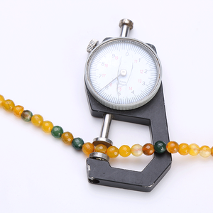 Perles de pierres précieuses naturelles pour la fabrication de bijoux, agate à coupe brillante, variété de couleurs et de tailles - jaune, vert, orange, doré, bleu, rose, 3 mm-8 mm - Product Image 6