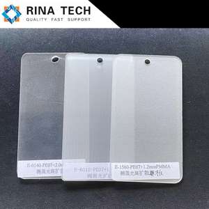 Elliptical Light Diffuser Plate PMMA PC 4mm 6mm Thickness <b>Fire</b>-resistant Panel for Rooftop lamp spot panel lamp By Rina Tech - Product Image 1