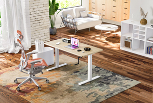 Muebles de oficina simples y modernos, mesa ajustable en altura, mesas de juego con control manual, marco de escritorio de ordenador de pie - Product Image 6