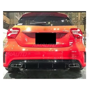 Difusor de Parachoques Trasero para Mercedes Benz Clase A W176 2013-2018, Alerón Trasero, Modificación de la Salida de Escape - Product Image 5