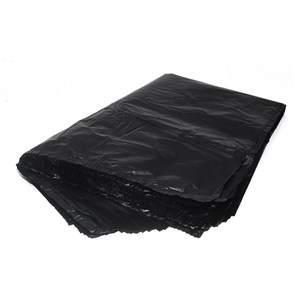 Custom Disposable Black Heavy Duty Trash Bag 1.5 Mil Plastic Can Liners 40 50 Gallon Trash Bags