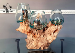 Clear Desktop Round Vases Fish <strong>Terrarium</strong> Glass Bowl Jar <strong>Terrarium</strong> DIY <strong>Kit</strong> With Two Plants Other Landscaping Decking - Product Image 6