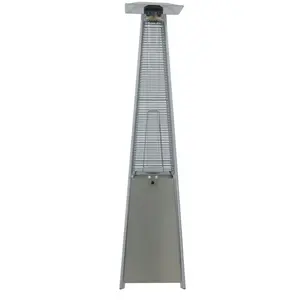 Aometer Glass Tube Flame Outdoor Garden Stainless Steel Industrial Pyramid Gas Patio Heaters