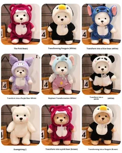 Orsacchiotti di Peluche Lina <span class=keywords><strong>Bears</strong></span> in Cotone PP, Personalizzabili, Colorati e Divertenti per Compleanni di Ragazze - Product Image 6