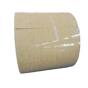 Bobine d'acier prélaqué PPGI effet bois pour porte de <span class=keywords><strong>garage</strong></span>, bobine d'acier laminé à froid haute résistance 0,45 mm JIS, découpe sur mesure - Product Image 5