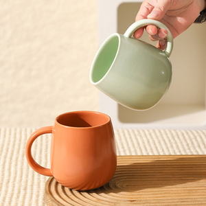 Taza de Cerámica Estilo Europeo y Americano, Serie de Colores Morandi, para el Desayuno en Casa, Directo de Fábrica en China, para Regalos Empresariales - Product Image 4
