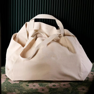 Eco friendly personalizado colorido regalo compras logotipo personalizado Jumbo comestibles lona de algodón FIN DE <span class=keywords><strong>SEMANA</strong></span> bolso de mano con bolsillo - Product Image 4