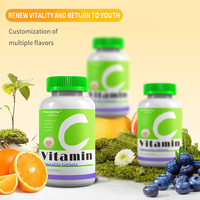 Comprimés à croquer à la vitamine C OEM Supplémentation nutritionnelle quotidienne Antioxydant Soutien immunitaire Adulte