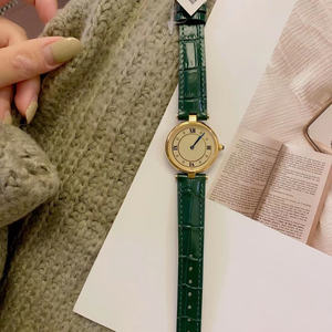 <span class=keywords><strong>Nouvelle</strong></span> <span class=keywords><strong>montre</strong></span> de luxe pour femme 2026, cadran rond en cristal, bracelet en cuir véritable, mouvement mécanique, <span class=keywords><strong>montre</strong></span> de haute qualité Cartieres - Product Image 2