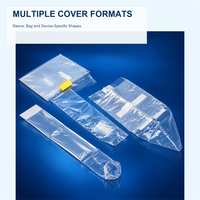 Draps de protection jetables stériles personnalisés en vrac de qualité médicale, en PE/PVC transparent, pour équipement, préservatifs, liquides et perfusion