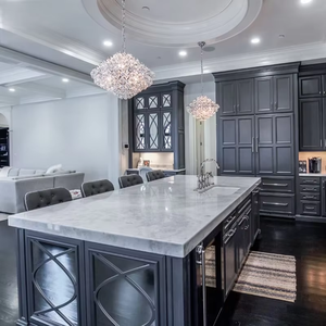 Meubles de cuisine modulaires de style shaker, armoires de rangement modernes <span class=keywords><strong>pour</strong></span> projets de construction résidentielle, hôtelière <span class=keywords><strong>et</strong></span> immobilière - Product Image 2