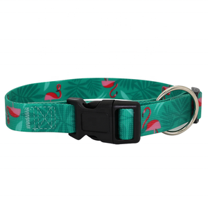 लक्जरी फैशन नायलॉन कुत्ते कॉलर स्मार्ट प्रिंट वाटरप्रूफ पालतू जानवर रिबन सजावट कस्टम लोगो विकल्प के साथ - Product Image 3