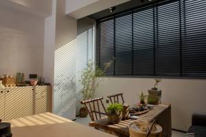 Decorazione finestra francese <span class=keywords><strong>tende</strong></span> veneziane meccanismo di inclinazione persiane oscuranti tenda ombra otturatore corda avvolgibile - Product Image 2