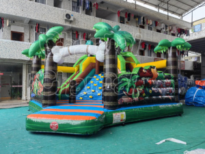 Dino <span class=keywords><strong>Park</strong></span> scivolo gonfiabile percorso ad ostacoli Jurassic Jump House castello parco giochi per bambini Air Jumper parco divertimenti gonfiabile - Product Image 5