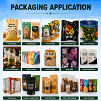Packfortune Op Maat Gemaakte Bedrukte Transparante Voedselveilige Kunststof Verpakkingszakken met Zip Lock voor Groenten en Fruit