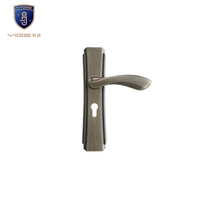 Ensemble de poignées de porte classiques en alliage de zinc bronze avec interaxe de 72 mm, certifié CE, pour quincaillerie de porte intérieure – Vente directe usine