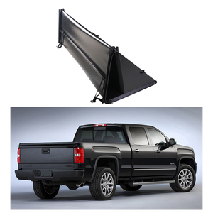 Accessoires de voiture Offre Spéciale Couverture de tonneau rétractable Couvre-lit de <span class=keywords><strong>camion</strong></span> en vinyle souple à trois volets pour <span class=keywords><strong>GMC</strong></span> <span class=keywords><strong>Sierra</strong></span> <span class=keywords><strong>1500</strong></span> 6.6ft - Product Image 1
