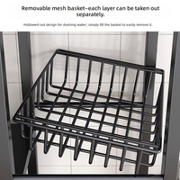Großhandel Küchenzubehör Installationsfreies Klappbares Küchenregal Haushaltsbedarf Mehrstöckiges Mikrowellen-Aufbewahrungsregal