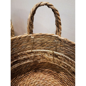 घर की सजावट हस्तनिर्मित भीड़ मक्का रस्सी के आयोजन के लिए अच्छी गुणवत्ता वाले भंडारण टोकरी तैयार करने के लिए अच्छी गुणवत्ता वाले भंडारण टोकरी - Product Image 4