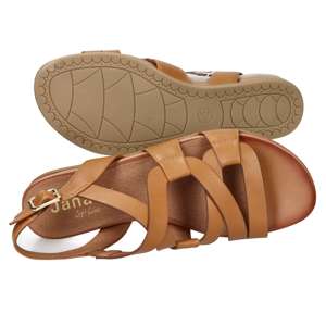 Sandalias Planas de Cuero para Mujer Jana, Talla 36, Tacón de 2 cm, Diseño con Tiras - Product Image 6