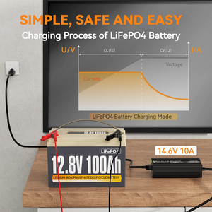 <span class=keywords><strong>Batterie</strong></span> au lithium-fer-phosphate 12.8v 100ah 200ah Lifepo4 <span class=keywords><strong>batterie</strong></span> <span class=keywords><strong>pour</strong></span> Van <span class=keywords><strong>camping</strong></span>-<span class=keywords><strong>car</strong></span> RV lumière LED solaire LFP <span class=keywords><strong>batterie</strong></span> de stockage d'énergie - Product Image 4
