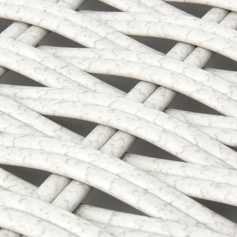 Materiale sintetico tessuto piatto polietilene poli plastica vimini artificiale pe rattan