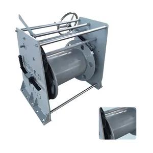 Hand Winch With Cable 2 Tonne 80m Rope Hand Cranked Heavy Duty Ratchet Winch