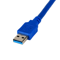 Kabel Ekstensi USB 3.0 Kecepatan Tinggi, Female ke Male, hingga 50 Meter, dengan Jack Keystone Berlapis Nikel