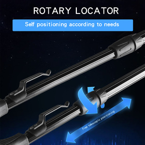 Landing Net Telescopic Aluminum Alloy Foldable 30cm Depth With Glued Net Bag For <b>Fishing</b> - Product Image 4