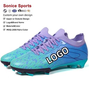 Giày đá bóng cổ trung bình dành cho nam, giày bóng đá tùy chỉnh từ nhà máy Quanzhou, thích hợp cho mùa đông và mùa hè - Product Image 6