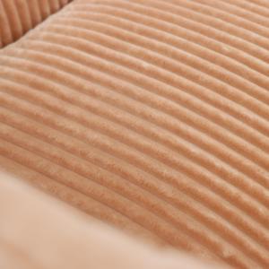 Sillón Puff de Pana a Rayas, Cama Extra Grande para Perros, Sofá Perezoso Plegable, Sillón de Lectura para Dormitorio y Sala de Estar - Product Image 2