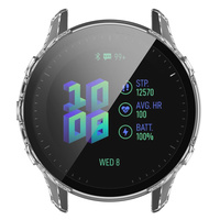 Protector de Pantalla de Vidrio Templado y Funda para Reloj Garmin Forerunner 170 970 570 255 965 955 165 265