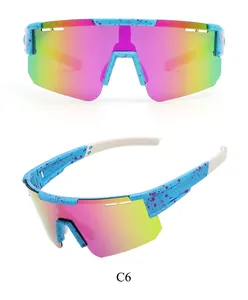 Индивидуальные спортивные очки UV400 для горного велосипеда, мужские и женские велосипедные солнцезащитные очки, велосипедные спортивные солнцезащитные очки