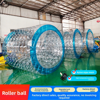 Balle de marche aquatique gonflable épaissie en PVC, transparente, diamètre 2m, modèle Guangzhou HJY052002