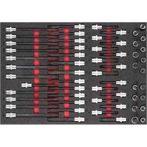 VIGOR - V6810 Juego de vasos de destornillador (58 Uds.) -EAN 4047728068413 OTROS CONJUNTOS DE HERRAMIENTAS - Product Image 1