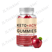 JULONG OEM ODM Gummies au vinaigre de cidre de pomme de haute qualité, supplément biologique à marque privée, Gummies ACV minceur pour la perte de poids