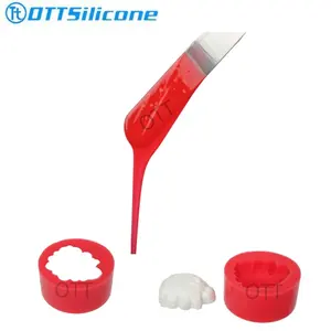 25 Shore A RTV 2 Platinum Cure Liquid Silicone Rubber Raw Material For Gypsum/Plaster/Sculpture/Rock Stone Silicone Mold Making