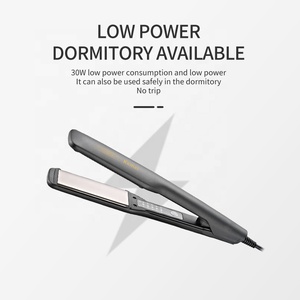 Professional Electric Custom Flat <strong>Hair</strong> Iron Kemei Km-2518 5 Speed Temperature Control <strong>Ceramic</strong> Natural <strong>Hair</strong> <strong>Straightener</strong> - Product Image 2
