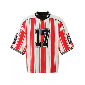 Ropa <span class=keywords><strong>de</strong></span> calle Camiseta <span class=keywords><strong>De</strong></span> <span class=keywords><strong>Futbol</strong></span> <span class=keywords><strong>De</strong></span> Mujer Maillot Knit Chemises y Tops Personalizzabili Fútbol Camisetas <span class=keywords><strong>De</strong></span> Fútbol Jersey Suéter - Product Image 3