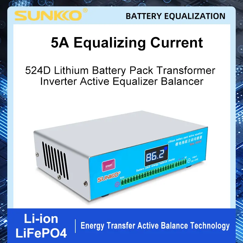 524d Actieve Balancer Batterij Equalizer Li-ion/Lifepo4 Actieve Equalizer Balancer