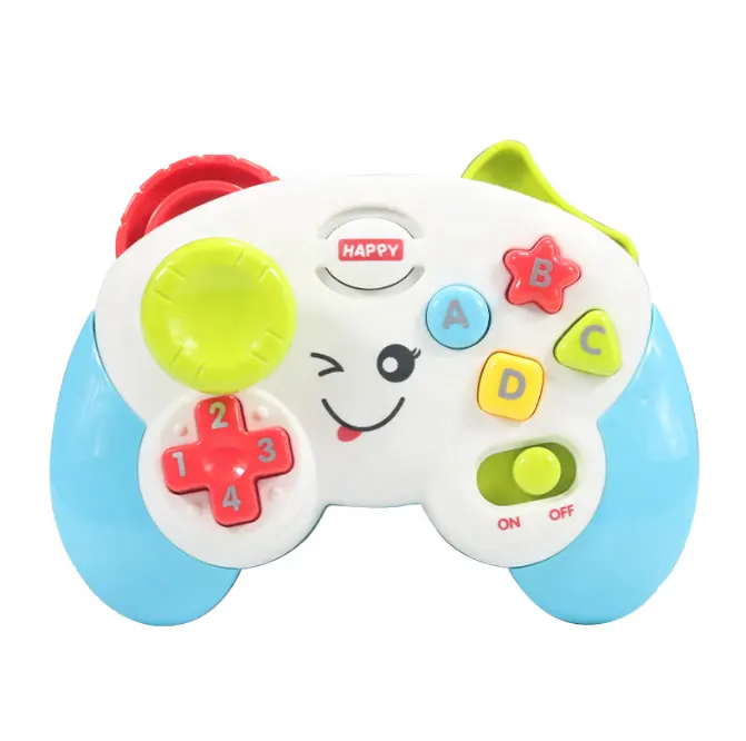 Pretend Video Game Controller Baby Toy with Music Lights and Learning Songs