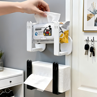 Porte-rouleau de papier toilette à ventouse, sans perçage, en plastique ABS chromé pour salle de bain
