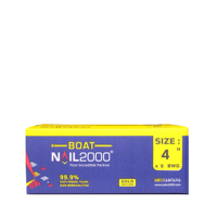 Pointes rectangulaires professionnelles de 4 pouces en zinc plaqué or avec conception anti-desserrage pour la réparation de navires en bois