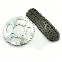 Kit de chaîne et pignons de transmission pour moto, ensemble de chaînes avant et arrière pour GN250 250cc, pièces de rechange pour transmission