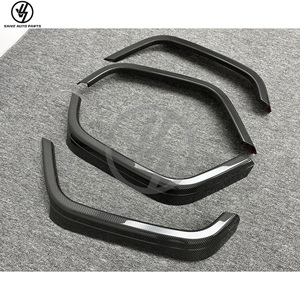 Kit carrosserie en fibre de carbone sèche style R, extensions d'ailes avant pour G63 G500 W464 G550, pièces de carrosserie, accessoires automobiles - Product Image 3