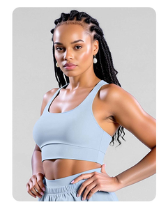 Reggiseno Sportivo da Donna Stile Americano Semplice e alla Moda, Aderente, Senza Cuciture, ad Asciugatura Rapida, per Corsa Indoor, <span class=keywords><strong>Sexy</strong></span> e Atletico - Product Image 5