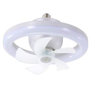 DB 5 Blade DC Motor <b>Ceiling</b> <b>Fan</b> With <b>LED</b> Light Remote Control 3 Colors 3 Speeds ABS Body Modern Design Flush Mount - Product Image 1