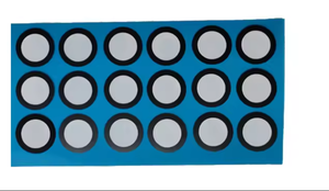 LongTai troquelado forma redonda negro blanco adhesivo impermeable protección <span class=keywords><strong>PTFE</strong></span> película membrana ventilación - Product Image 5