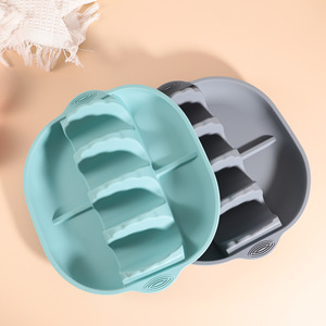 Factory Direct Supply Creative Partition <b>Silicone</b> Mexican <b>Baking</b> Tray Non-Slip Eco-Friendly BPA Free Food Safe Tortilla Tray - Product Image 3
